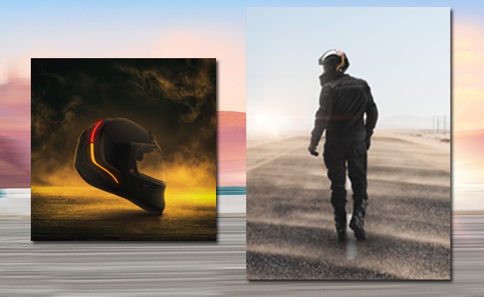 由巴斯夫與Vega 共同（tóng）打造概念摩托車頭盔