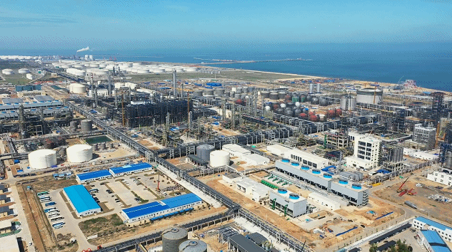 總進度完成約93.96%！百萬噸乙烯項目集中中交